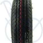 Outer tyre 280/250 x 4 black sawtooth C-178