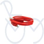 Test lead red silicone 150 cm.