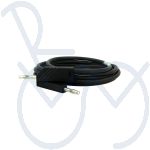 Test lead black silicone 150 cm.