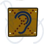 Plate yellow with earpiece