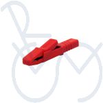 Crocodile clamp large red
