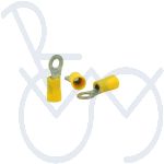 Cable shoe 8KW 044-029-003   A71 Pre-Insulated Ring Terminal Ø5mm. yellow