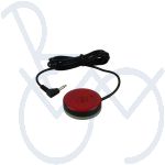Piko button Ø50mm. water resistant red 125 gram