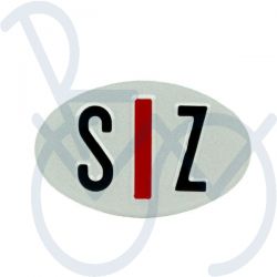 Schlecht gesichtetes Zeichen  12x8cm