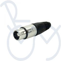 XLR-Steckverbinder 4 pol. ka. f.