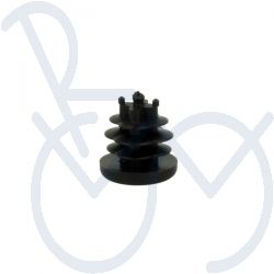 Einschlagkappe Ø 10mm. schwarz