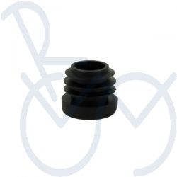 Einschlagkappe Ø 19mm. schwarz