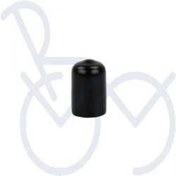 Tauchkappen aus PVC Ø18 x 50mm. schwarz soft