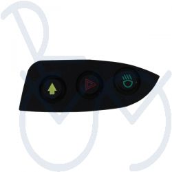 Schalterfoliengummi links für Galaxy II Deluxe mit LCD