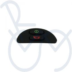 Vorderes Tastengummi R-net Bediengerät | 2-Tasten (ohne Beleuchtung)