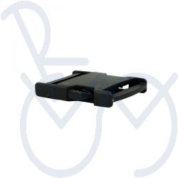 Steckschnalle für Gurtband 40mm. schwarz Nylon