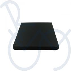 Sitzkissen 50x50x5cm. schwarz nylon