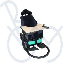 Rollstuhlkollisionsschutz mit elektrischer Rückstellung