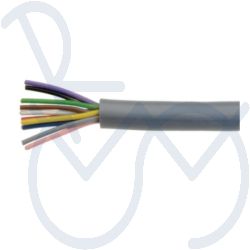 Kabel 3 x 0,75mm² grau rund