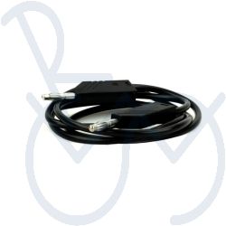 Messschnur schwarz Silikon  1 Meter.