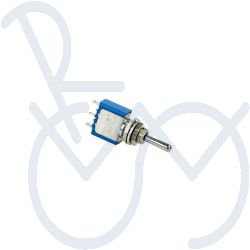 Kippschalter APEM 5636A 2 Positionen einzelpolig dünn kurz