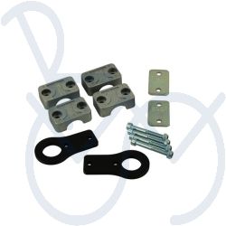 Rollstuhlfixierungssatz für Spannbanden für Rohr 25mm. (2)