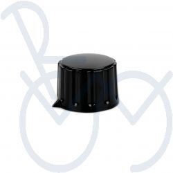 Potentiometerknopf Ø28mm. schwarz mit Pfeil