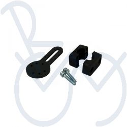 Rückenlehne/Orthese Befestigungsstütze inkl. 22mm. Klemmeblock