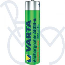 Batterie aufladbar AAA NiMH 800 mAh.