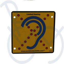 Platte gelbe mit Hörmuschel