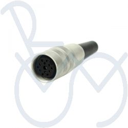 Steckverbinder DIN 12p ka. v. mit Schraubverschluss