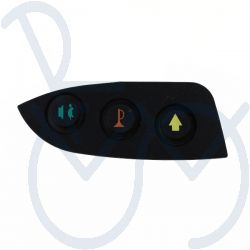 Schalterfoliengummi rechts für Galaxy II Deluxe mit LCD