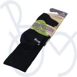EcoSox Kompressionssocken Größe M 36-42 schwarze Bambusviskose