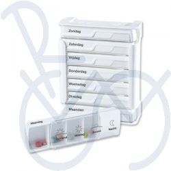 Pillendose Anabox Woche 7 Tage 4 Fächer