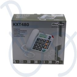 Telefonhausmodell maxcom KXT480 farbe weiss