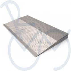 Modulare Schwellenhilfe 3 Schicht, Höhe 4,5 bis 6 cm. 84 x 45 cm.