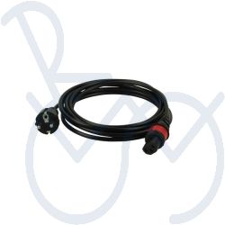 Netzkabel Linak 4m. mit Erdung (3p) Schwarz