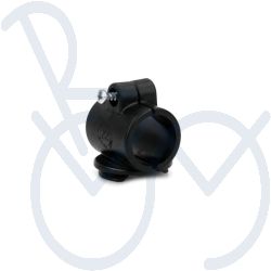 Toolflex Rohrklemme einzeln 19mm. schwarz