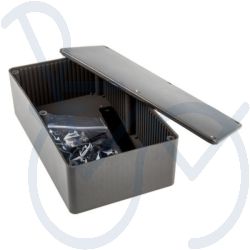 Gehäuse ABS schwarz IP54 150 x 80 x 50mm.