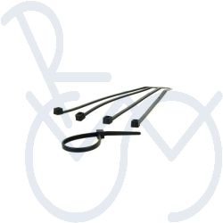 Kabelbinder 4" schwarz Sack mit 100 Stück