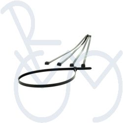 Kabelbinder 15" schwarz Sack mit 100 Stück