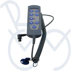 Handbedienbett Völker, 8 Tasten, DIN 8p abgewinkelt