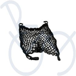 Rollstuhlnetz schwarz mit Klettverschluss