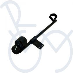 Stockhalter an Elektromobilstuhl für KAB Kunststoff Behälter