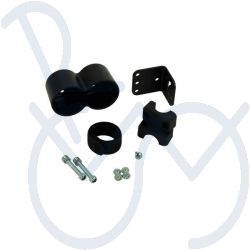 Stockhalter Rollstuhl von Hand bewegbar inklusiv 25mm. Klemme