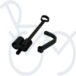 Stockhalter an Elektromobilstuhl für Citytour