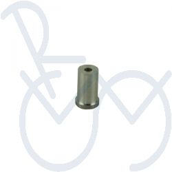 Centering nipple / Cable end cover, aluminum for Saccon