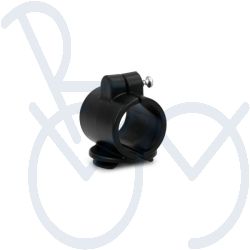 Toolflex tube clamp separated 25mm. black