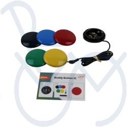 Buddy Button IC switch Ø64 mm (incl. interchangeable color caps)