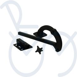 Head support adjustment system 3 hinges stepless incl.