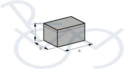 Case ABS black IP54 Hammond 1591BBK   112x62x31mm.