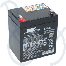 Battery AGM MK 5-12         5Ah.   Size 90x70x100mm.
