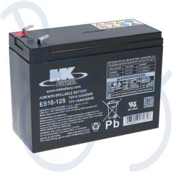 Battery AGM MK 10-12     10Ah.   Size 151x65x118,5mm.
