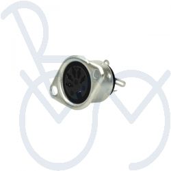 Din-connector 3p ch. v. without securing 180°