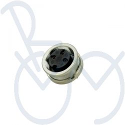 Din-connector 3p ch. v. with treaded joint locking